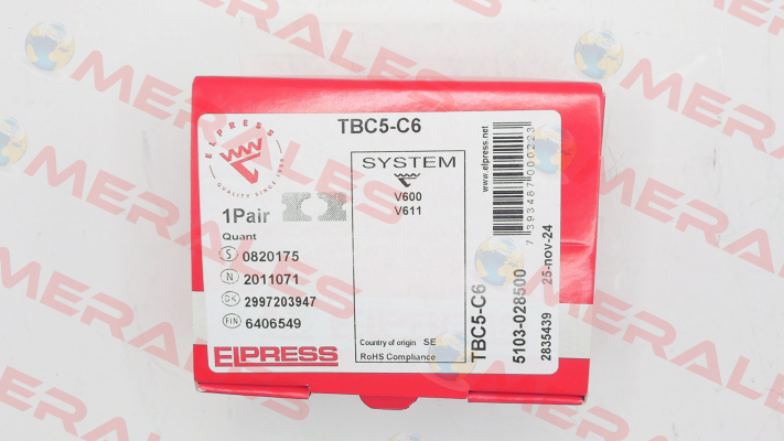 p/n: 5103-028500, Type: TBC5-C6 Elpress
