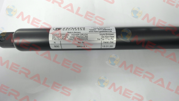 S10 28 130 1 400 GZ18 AB16 500N Hahn Gasfedern