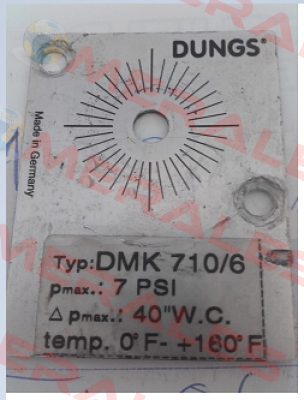  DMK 710/6  Dungs