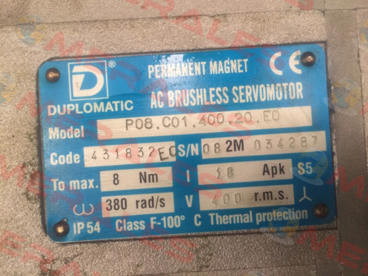 P08-C01-400/20-E0  Duplomatic