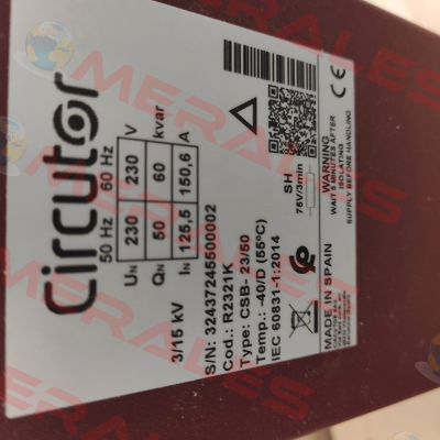 CSB-23/50 (R2321K) Circutor