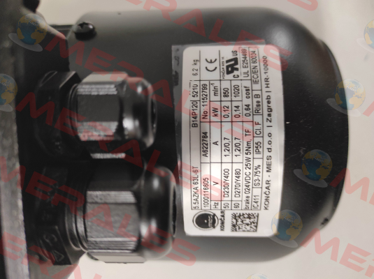 M 5.5AZKA 63L-6T B14 - 1000116605 Koncar