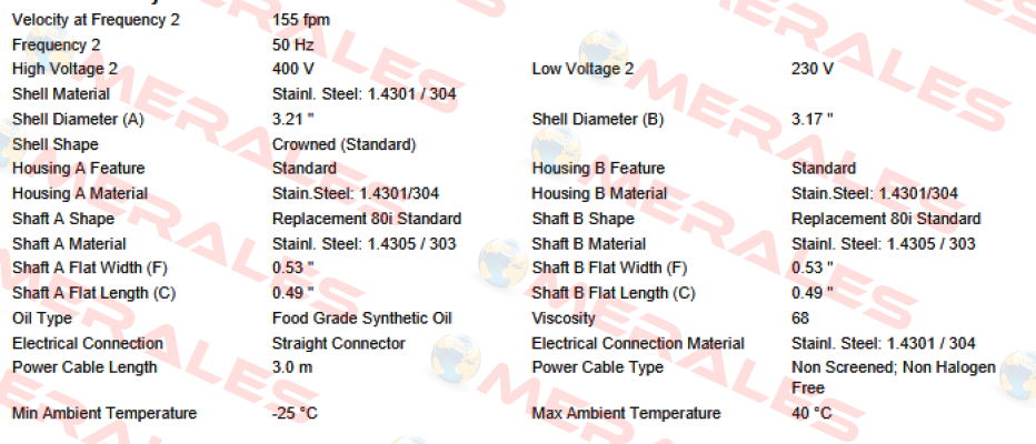 MI-DM0080 DM0803-AAC11E0U8EDC-200MM Interroll