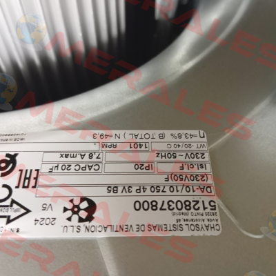 DA-10/10 750 4P 3V B5 (230V50)F V5 / 5128037800 Chaysol