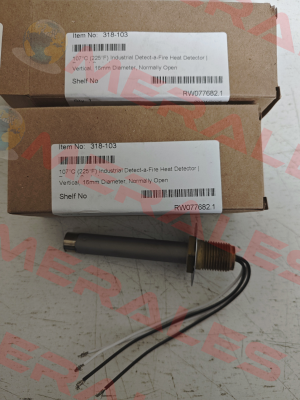 107C (225F) Industrial Tyco Fire
