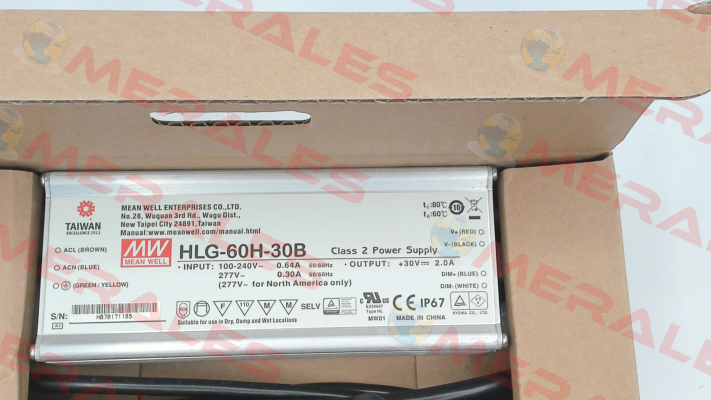 HLG-60H-30B Mean Well