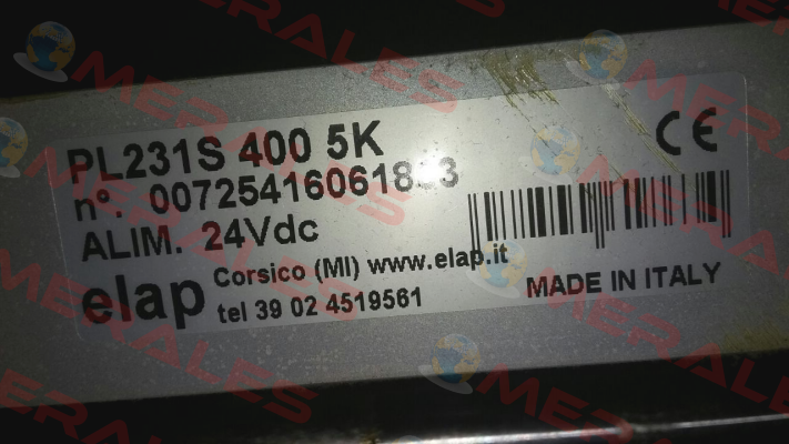 PL231-400- 5k  ELAP