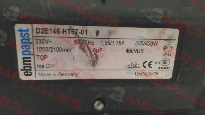 D2E146HT6701 EBM Papst