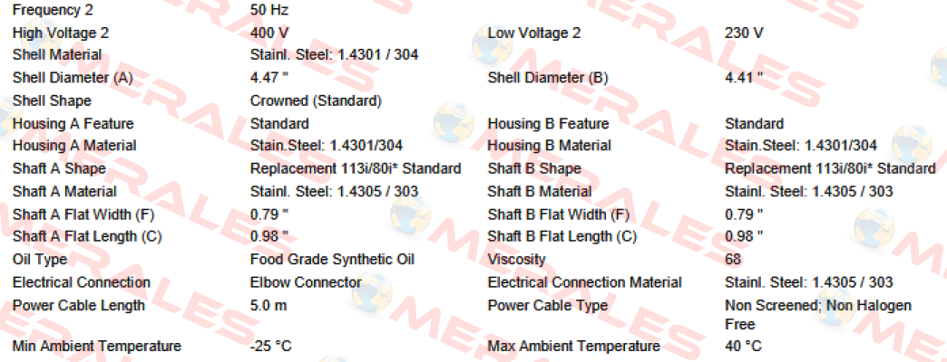 MI-DM0113 DM1133-BAC13E0U9LBD-282mm Interroll