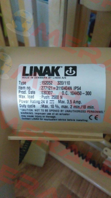 Type: 152052 320/110 oem Linak