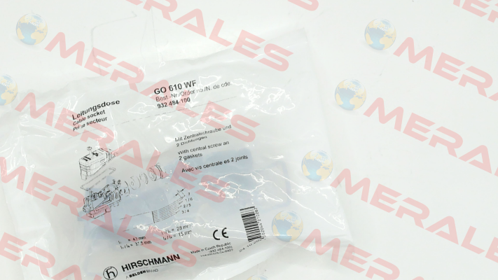 P/N: 932484100 Type: GO 610 WF Belden (Lumberg / Hirschmann)