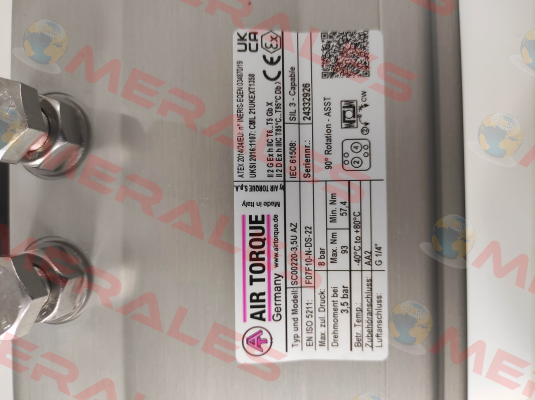AT351US07 (SC00220-3,5UF07F1022AZ) Air Torque