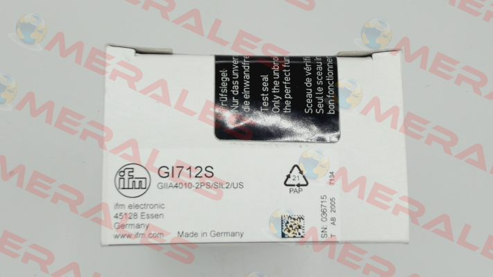 GI712S / GIIA4010-2PS/SIL2/US Ifm