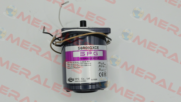 S6R06GXCE Spg Motor