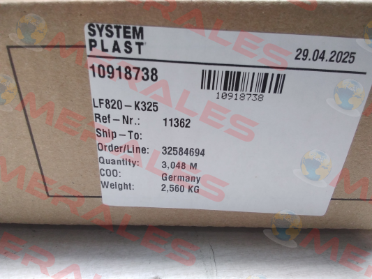 SYS11362 System Plast