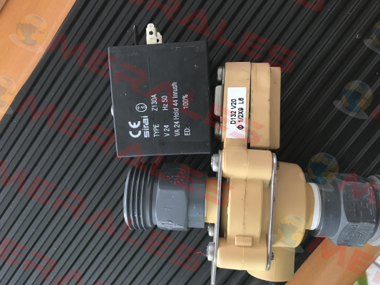 D132V20 G1/2 x 9 - Z130A V 24 - 50 Hz obsolete, replacement P/N: 200011611, Type: D132V23-Z130A-G1/2-DN9.0-24V/AC Sirai