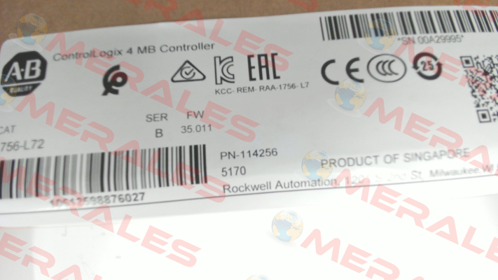 1756-L72 Allen Bradley (Rockwell)