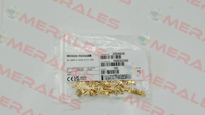 85-MMCX-50-0-1/111-OH Huber Suhner