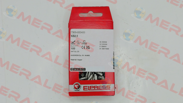 p/n: 7303-000400, Type: KS2,5 Elpress
