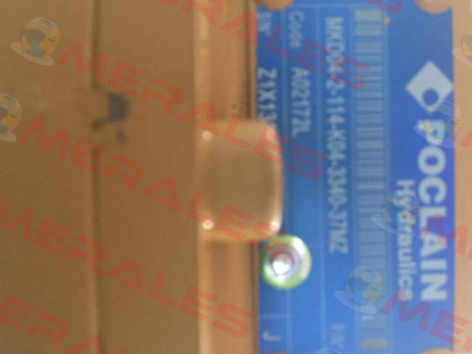 MKD04-2-114-K04-3340-37MZ oem Poclain