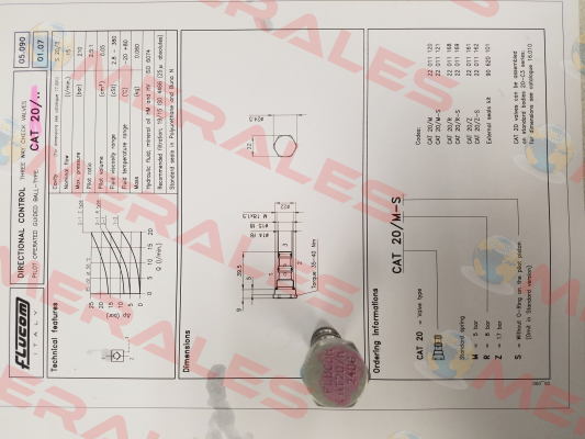 VBH.800CAP20/M Flucom