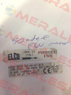 3BTB 50-40-6V-0/2 Elco