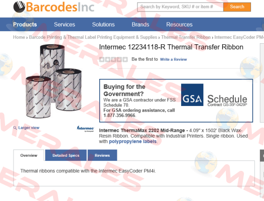 1-970649-07-0  Intermec (Honeywell)