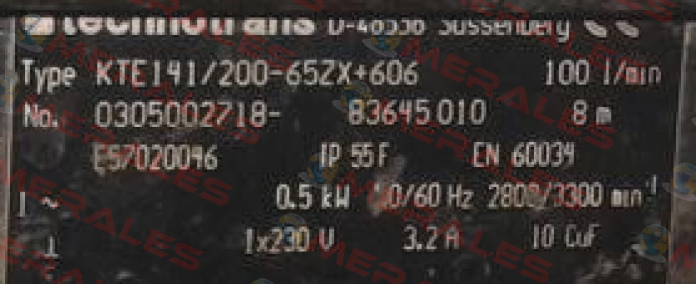 KTE 141/200-65ZX+606 Technotrans