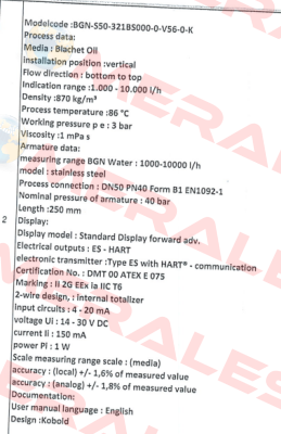 BGN-S50-321BS000-0-V56-0-K  Kobold