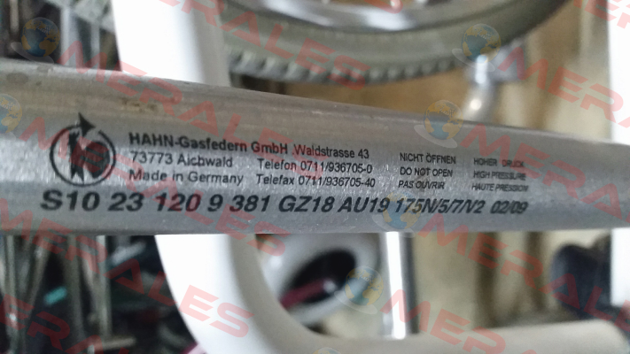 S10-23V2-00121 Hahn Gasfedern