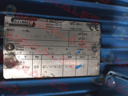 HFZ 112MC 4 B5, alternative R000145441  Seimec (Rossi)
