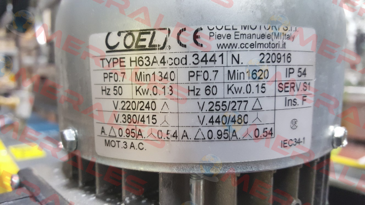 Code 3441   Coel