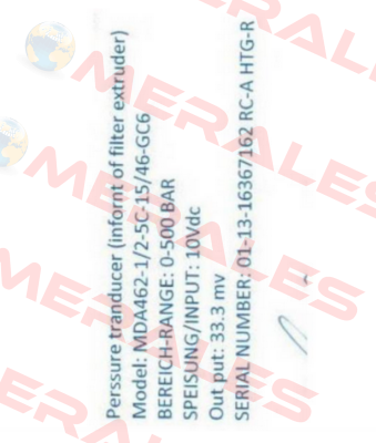 MDA462-1/2-5C-15/46-GC6  Dynisco