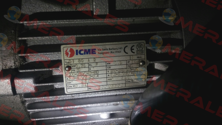 D  80 A 2    Nr. 200U6862  Icme Motor