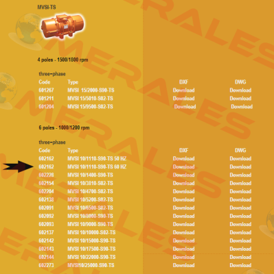 MVSI-10/1110-S90 obsolete, replaced by MVSI 10/1110-S08 Italvibras