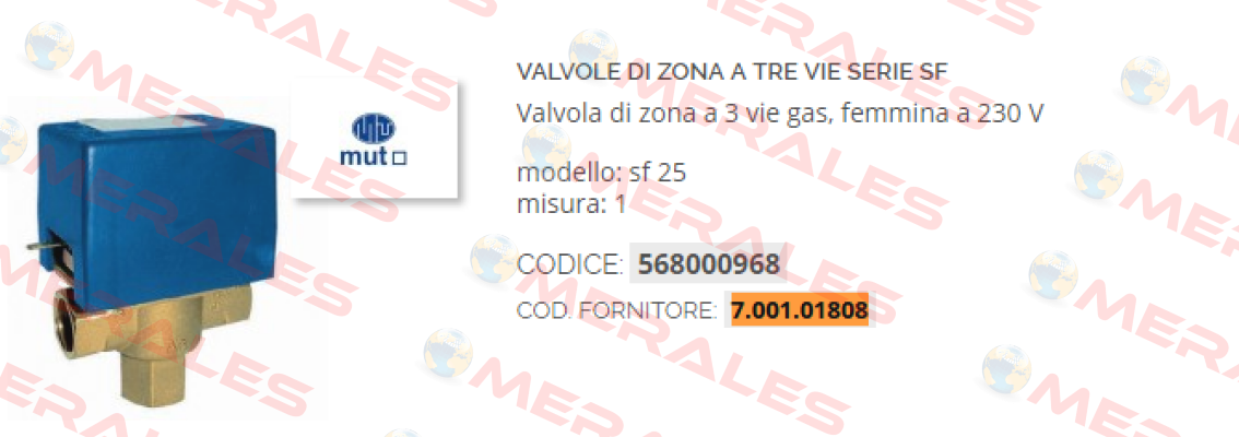 7.001.01808 Mut Meccanica Tovo SpA