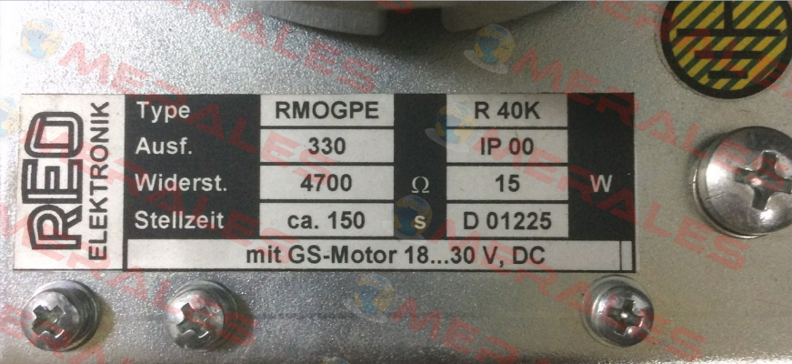RMOGPE is obsolete, no replacement!  Reo Elektronik