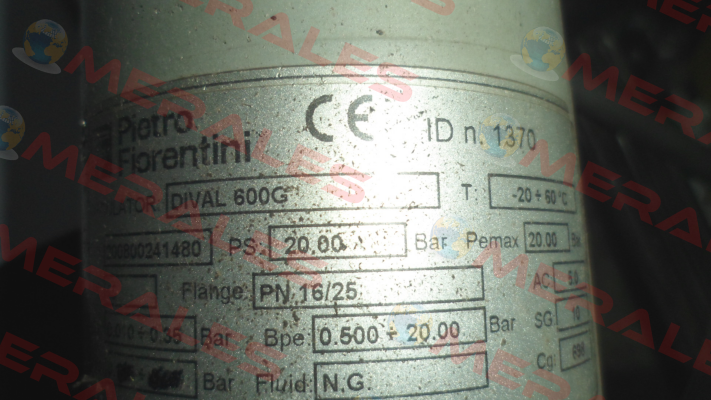 DIVAL 600G PN 16/25  Pietro Fiorentini