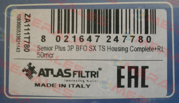SENIOR PLUS 3P BFO SX TS  Atlas Filtri