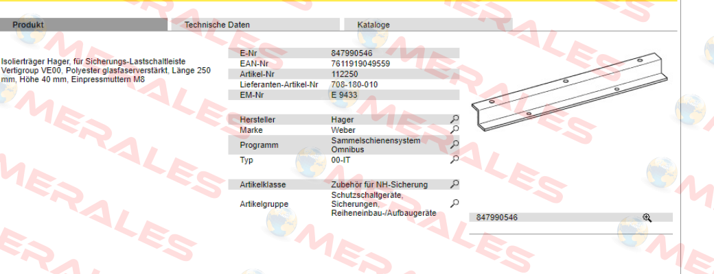 847 990 546 / 112250 / 23.23  Hager