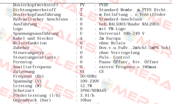 BT4B / BT4B1604PPB2000UA110000 ProMinent