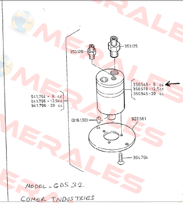 GDS32C1F20  Comer Industries