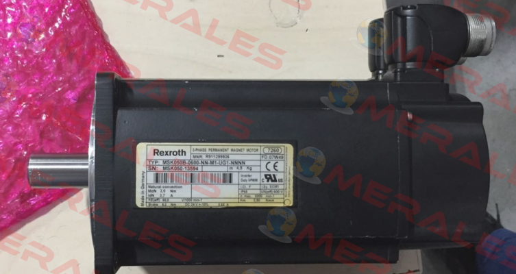P/N: R911299936 Type: MSK050B-0600-NN-M1-UG1-NNNN  Rexroth