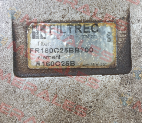 FR160C25BB700 not available  Filtrec