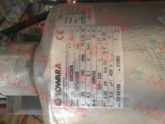 107541000 / DOC36/A 220-230 60 Lowara