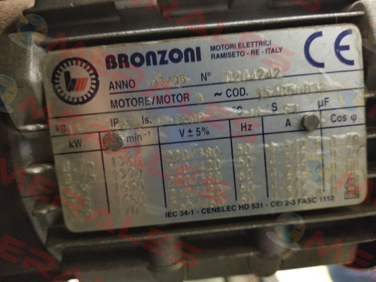 15A050838  Bronzoni