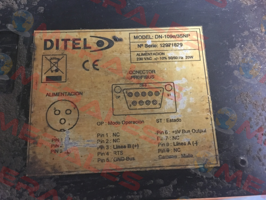 DN109e/3SNP Ditel
