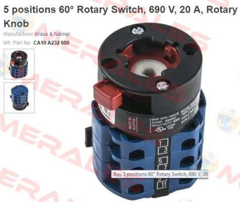 CA10 A232-600 E Kraus & Naimer