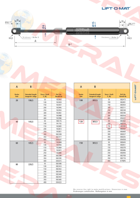 082589 / 150N Stabilus