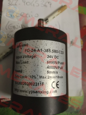 FD-24-A1-385.580-C33+ CB-1A-220 (linear motor + controller + remote control ) Sanxing